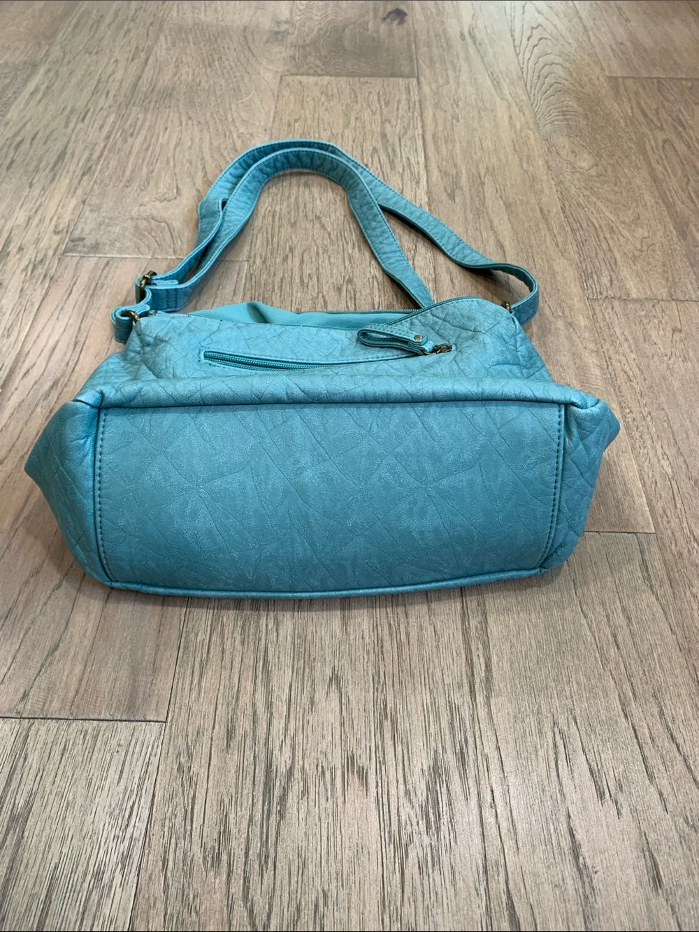 Bueno Elephant Zip Top Minibag Turquoise - Picture 3 of 4